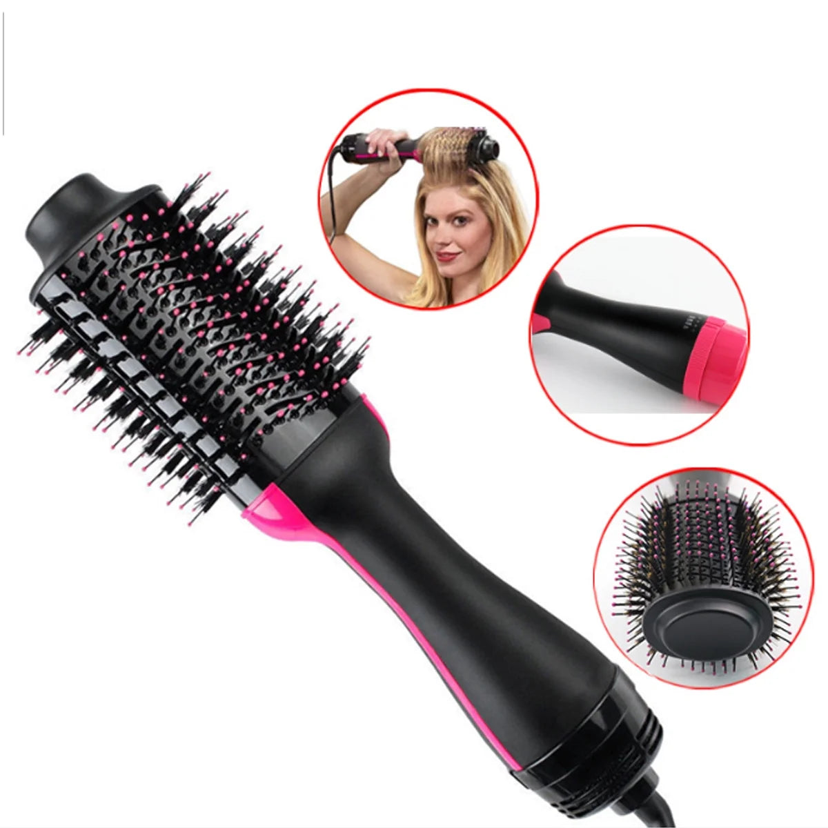 3-in-1 One Step Hair Dryer, Straightener & Volumizer Brush