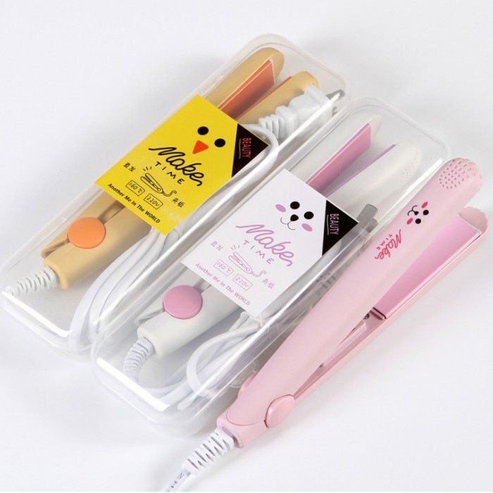 Mini Portable Hair Straightener – Cute Compact Travel Flat Iron (Fast Heating)