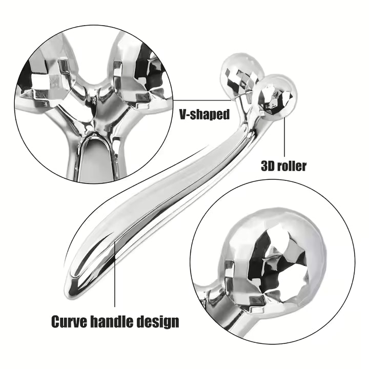 3D Facial Roller Massager Tool – Skin Lifting & Anti-Aging Face Massager